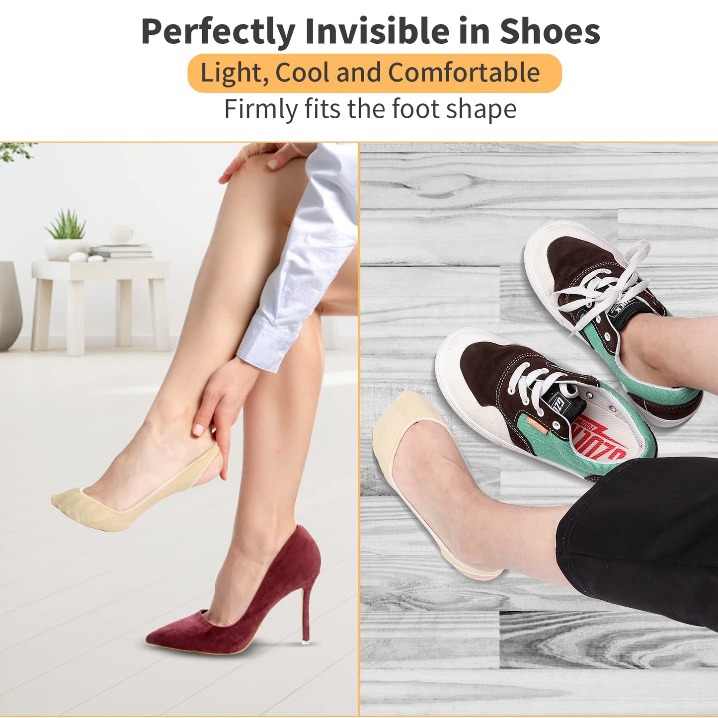 Sock-Style Ball Of Foot Cushions For Women