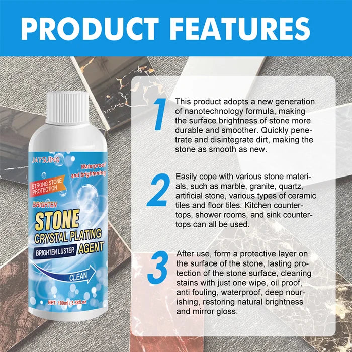 Stone Stain Remover Cleaner (Effective Removal Of Oxidation, Rust, Stains)