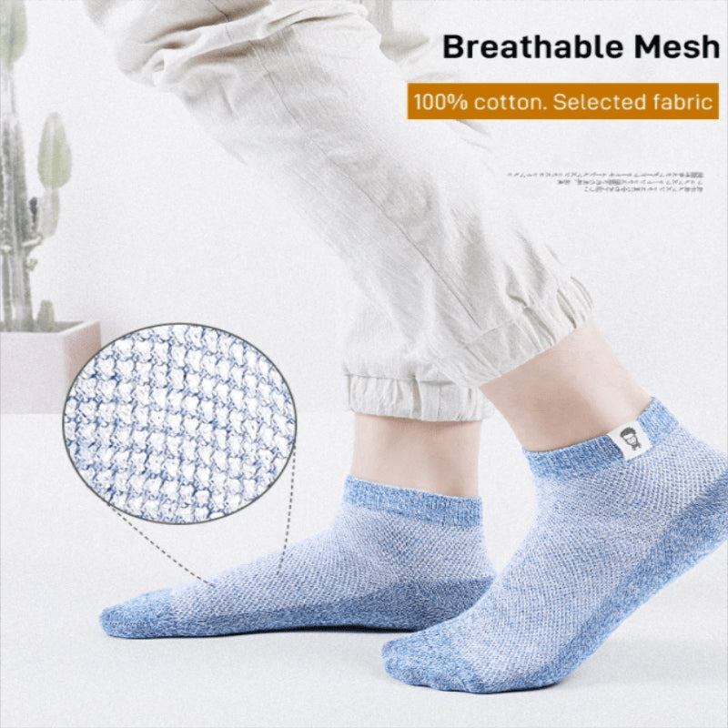 Breathable Antibacterial Deodorant Socks For Men