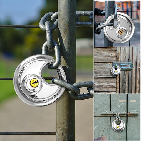 Round Pie Lock Round Padlock