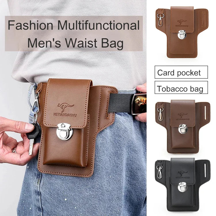 Fashion Multifunctional Men's Waist Bag