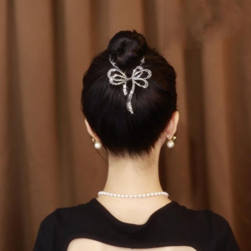 Bow Ponytail Buckle Hairpin