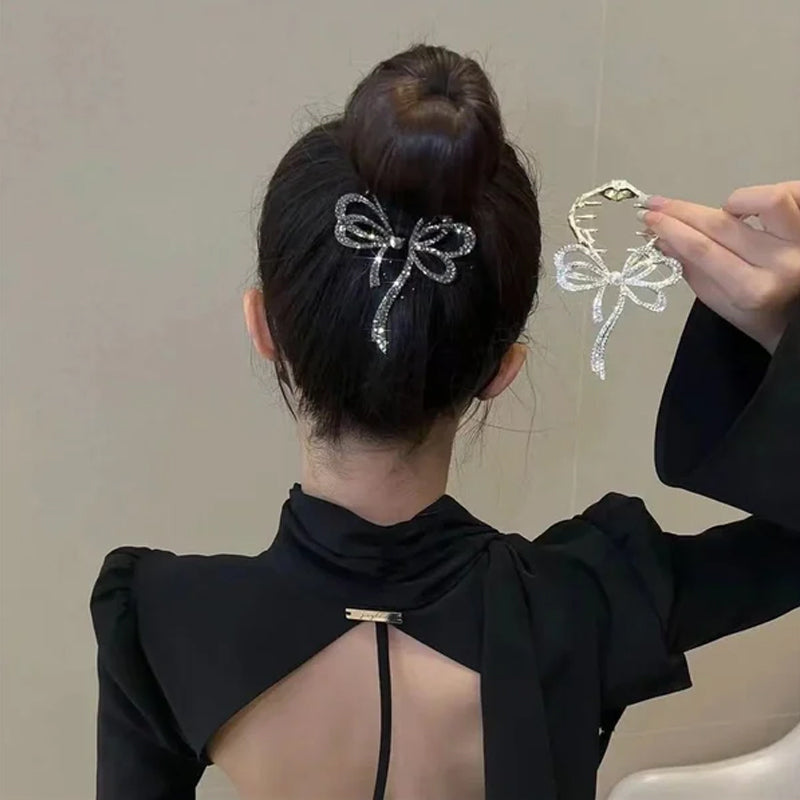 Bow Ponytail Buckle Hairpin