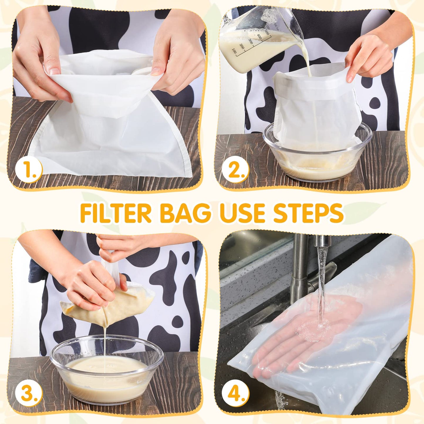 Drawstring Nylon Filter Bag