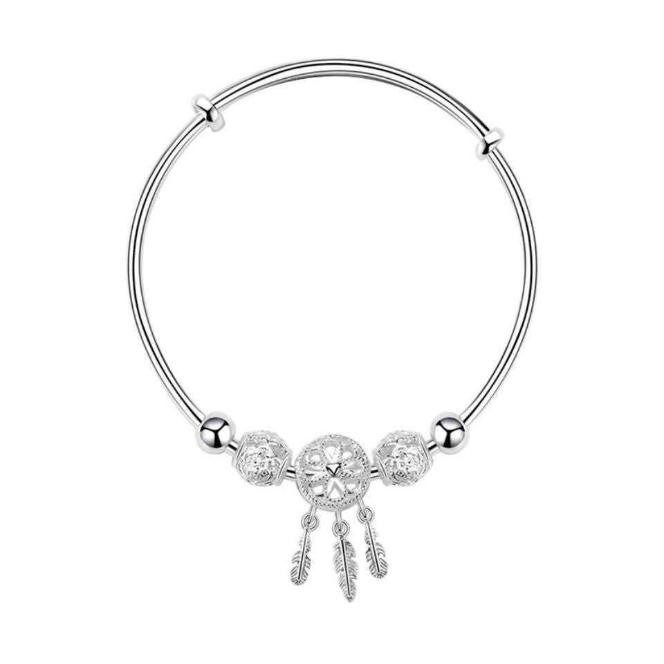 Fashion Dreamcatcher Feather Charm Bracelet